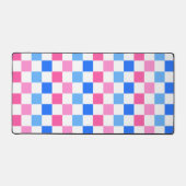 Barbie goes to the ocean checkerboard pattern デスクマット (正面)