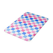 Barbie goes to the ocean checkerboard pattern バスマット (アングル)