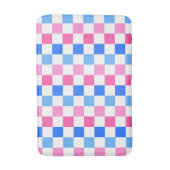 Barbie goes to the ocean checkerboard pattern バスマット (正面縦)