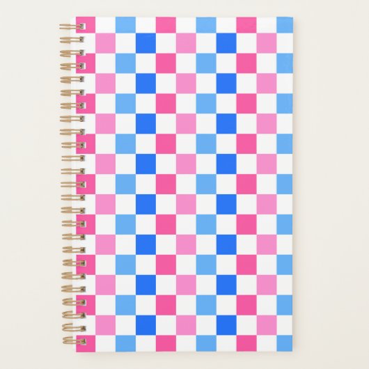 Barbie goes to the ocean checkerboard pattern プランナー手帳 (正面)