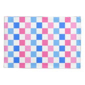 Barbie goes to the ocean checkerboard pattern 枕カバー (裏面-左)