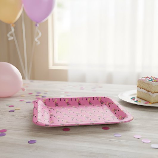 Barbie Paper Plates ペーパープレート