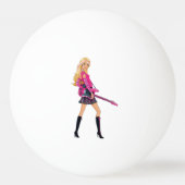 Barbie Ping Pong Ball 卓球ボール (裏面)