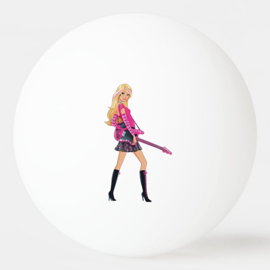 Barbie Ping Pong Ball 卓球ボール (裏面)