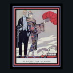 Barbierアールデコ離れ「S for the Casino」 16 x 20 ポスター<br><div class="desc">George Barbierによる美フランスのしいアールデコプリント「Le Departing Pour Le Casino」 16 x 20</div>