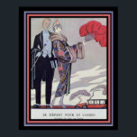Barbierアールデコ離れ「S for the Casino」 16 x 20 ポスター<br><div class="desc">George Barbierによる美フランスのしいアールデコプリント「Le Departing Pour Le Casino」 16 x 20</div>