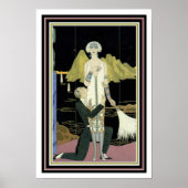 Barbier Art Deco Print 13 x 19 ポスター (正面)