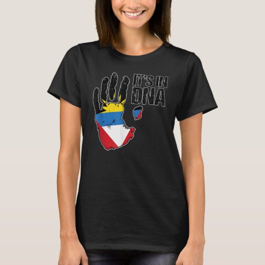 Barbuda Antigua It's In My DNA Barbudan Antiguan F Tシャツ (正面)