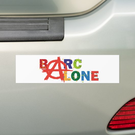 Barcalone バンパーステッカー (車上)