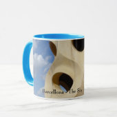 Barcellona -空は限界です マグカップ (正面左)