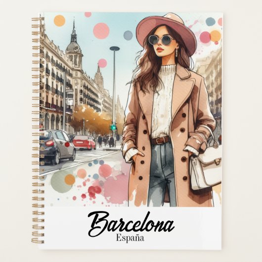 Barcelona プランナー手帳 (正面)
