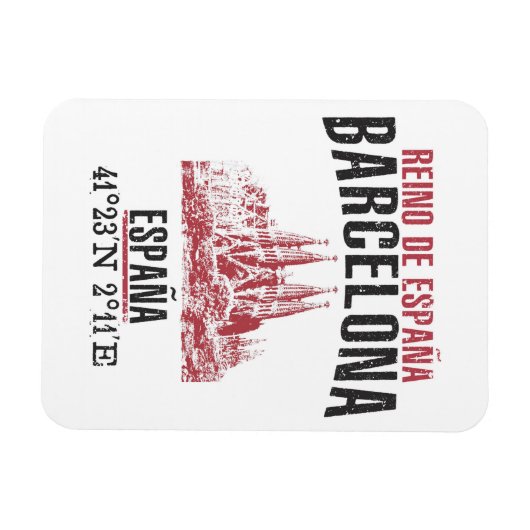 Barcelona マグネット (横)