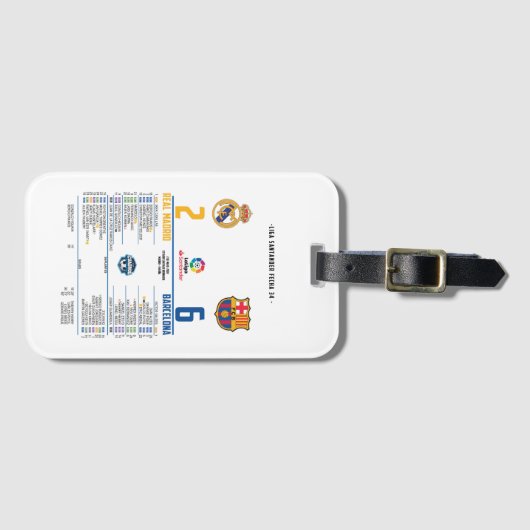 Barcelona 6–2 en el Bernabéu (2009) ラゲッジタグ (正面横)