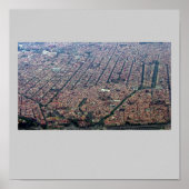 Barcelona Aerial ポスター (正面)