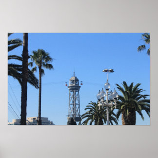 Barcelona Cable Cars ポスター