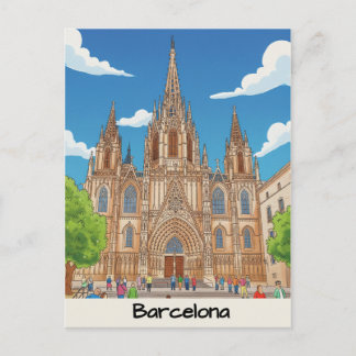 Barcelona Cathedral ポストカード