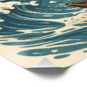 Barcelona City Monster Attack Art Print - Kaiju ポスター (コーナー)