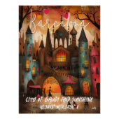 Barcelona: Ciudad de Gaudí y Sol. ポスター (正面)