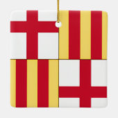 Barcelona coat of arms セラミックオーナメント (裏面)