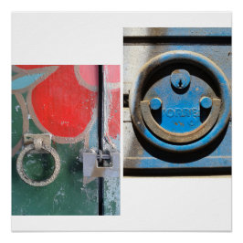 Barcelona Door Knockers, No. 001 ポスター