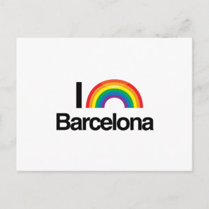 BARCELONA - I LOVEプライド.png ポストカード