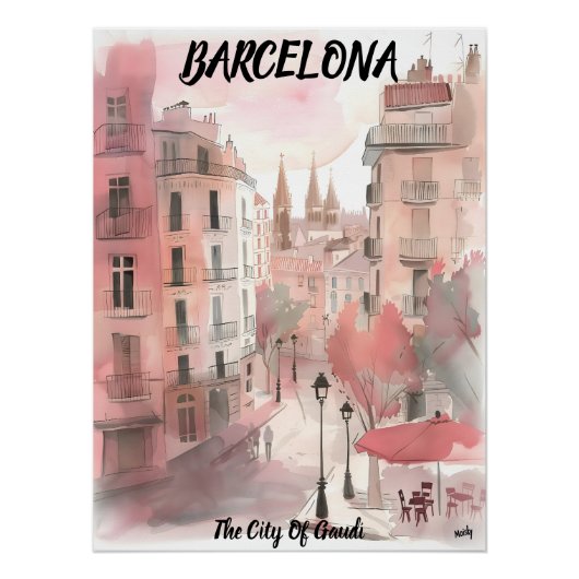 Barcelona: La Ciudad de Gaudí ポスター (正面)