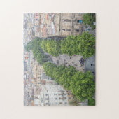 Barcelona La Rambla view puzzle ジグソーパズル (縦)