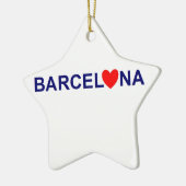 Barcelona love セラミックオーナメント (左)