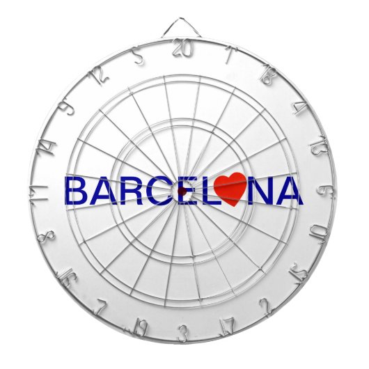 Barcelona love ダーツボード (正面)