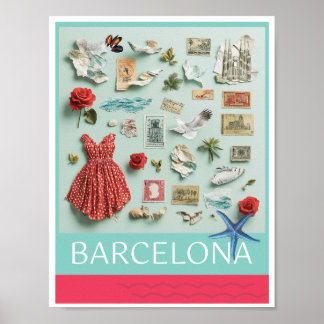 Barcelona On My Mind Poster ポスター