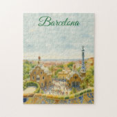 Barcelona Park Guell ジグソーパズル (縦)