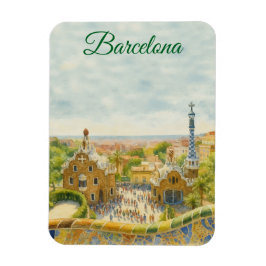 Barcelona Park Guell マグネット