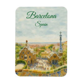 Barcelona Park Guell マグネット