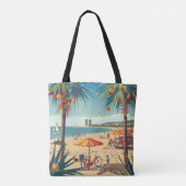 Barcelona, Park Guell, Sagrada Familia, Souvenir トートバッグ (裏面)