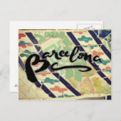 Barcelona postcard ポストカード (正面/裏面)