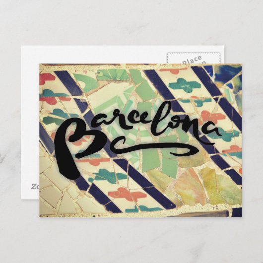 Barcelona postcard ポストカード (正面/裏面)