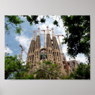 Barcelona. Sagrada Familia. ポスター