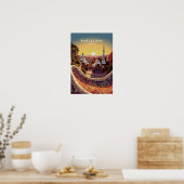 Barcelona Spain ポスター (キッチン)