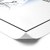 Barcelona Spain City Map Travel Simple Minimal ポスター (角)