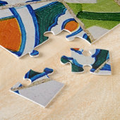 Barcelona Spain Parc Guell Travel Photo ジグソーパズル (側面)