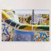 Barcelona Spain Parc Guell Travel Photo