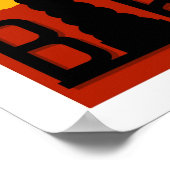 Barcelona, Spain, Travel Poster ポスター (角)