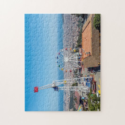 Barcelona view from Tibidabo puzzle ジグソーパズル (縦)