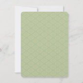 Barcelona Wedding RSVP Invitation Card 招待状 (裏面)