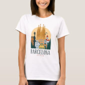 BarcelonaSkyline Tシャツ (正面)