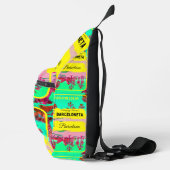 Barceloneta Green Travel Sling Bag -green スリングバッグ (右)