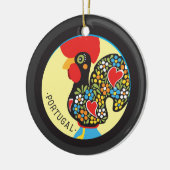 Barcelos Nr 06の有名なオンドリ セラミックオーナメント (左)