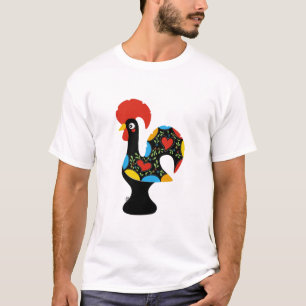 Barcelos Nr 09の有名なオンドリ Tシャツ