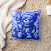 Bärchen Rehkitz Weihnachten Christmas クッション (ブランケット)