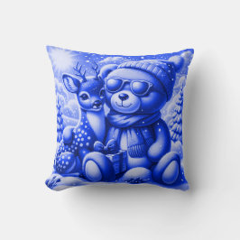 Bärchen Rehkitz Weihnachten Christmas クッション